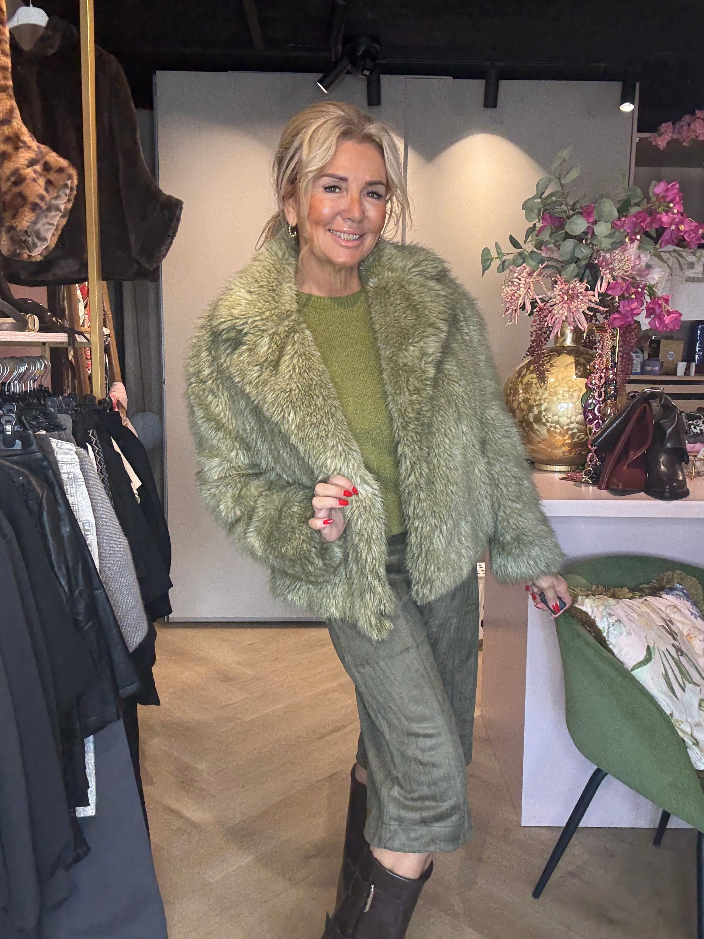 Jasje Fake Furr Matcha Green